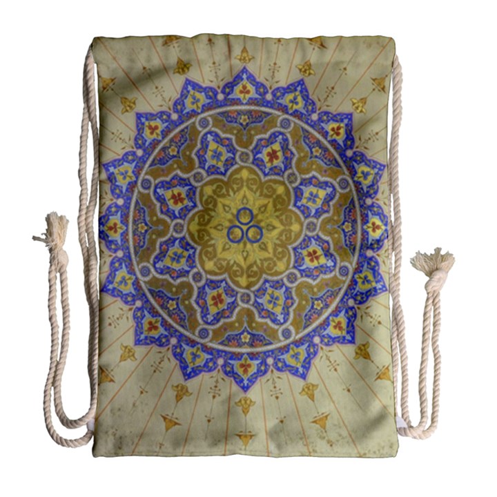 Image Star Pattern Mosque Tashkent Drawstring Bag (Large)