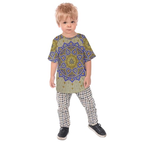 Image Star Pattern Mosque Tashkent Kids  Raglan Tee by Vaneshart