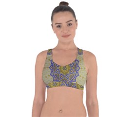 Image Star Pattern Mosque Tashkent Cross String Back Sports Bra by Vaneshart