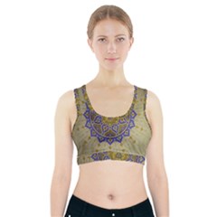 Image Star Pattern Mosque Tashkent Sports Bra With Pocket by Vaneshart