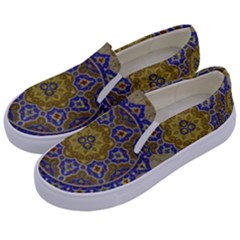 Image Star Pattern Mosque Tashkent Kids  Canvas Slip Ons by Vaneshart