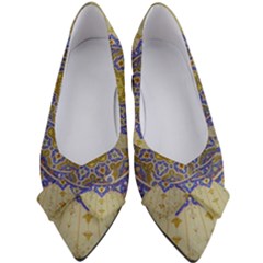 Image Star Pattern Mosque Tashkent Women s Bow Heels