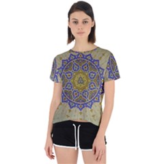 Image Star Pattern Mosque Tashkent Open Back Sport Tee