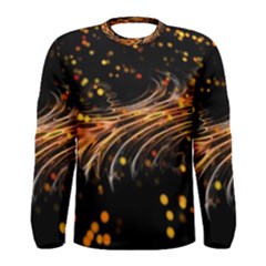 Abstract Background Particles Wave Men s Long Sleeve Tee by Vaneshart