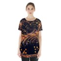 Abstract Background Particles Wave Skirt Hem Sports Top View1