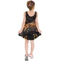 Abstract Background Particles Wave Kids  Sleeveless Dress View2