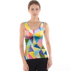 Abstract Background Colorful Tank Top by Vaneshart