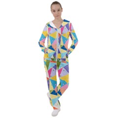 Abstract Background Colorful Women s Tracksuit by Vaneshart