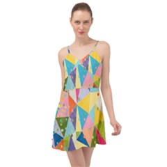 Abstract Background Colorful Summer Time Chiffon Dress by Vaneshart