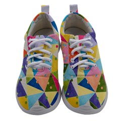 Abstract Background Colorful Women Athletic Shoes by Vaneshart