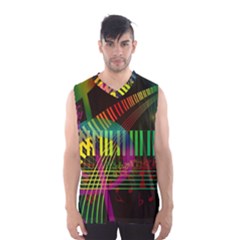 Music Piano Treble Clef Clef Men s Basketball Tank Top by Vaneshart