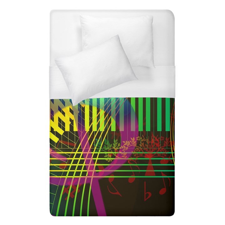 Music Piano Treble Clef Clef Duvet Cover (Single Size)