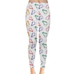 Linux Kernel Penguin Pattern Logo Leggings  by Vaneshart