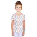 Linux Kernel Penguin Pattern Logo Kids  One Piece Tee View1