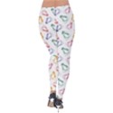 Linux Kernel Penguin Pattern Logo Velvet Leggings View2