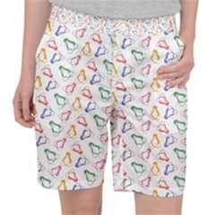 Linux Kernel Penguin Pattern Logo Pocket Shorts by Vaneshart