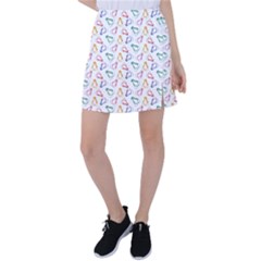 Linux Kernel Penguin Pattern Logo Tennis Skirt