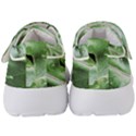 Green Wet Rain Water Drops Plant Kids  Velcro Strap Shoes View4