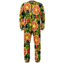 Fruit Star Blueberry Cherry Leaf Onepiece Jumpsuit (men)  by Vaneshart