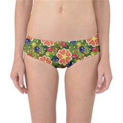 Fruit Star Blueberry Cherry Leaf Classic Bikini Bottoms by Vaneshart