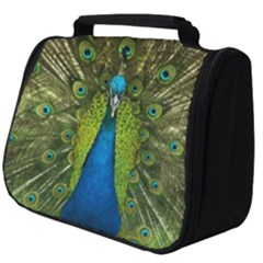 Peacock Feathers Bird Nature Full Print Travel Pouch (big) by Vaneshart