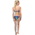 Matrix City Urbanization Technology Twist Bandeau Bikini Set View2