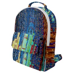 Matrix City Urbanization Technology Flap Pocket Backpack (small) by Vaneshart