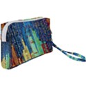 Matrix City Urbanization Technology Wristlet Pouch Bag (Small) View2