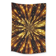 Christmas Star Wallpaper Explosion Large Tapestry