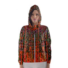 Matrix Technology Data Digital Women s Hooded Windbreaker by Vaneshart