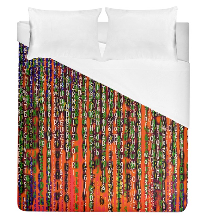 Matrix Technology Data Digital Duvet Cover (Queen Size)