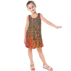 Matrix Technology Data Digital Kids  Sleeveless Dress by Vaneshart