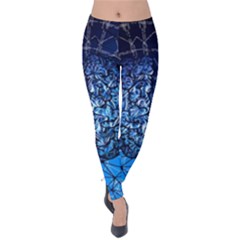 Brain Web Network Spiral Think Velvet Leggings by Vaneshart