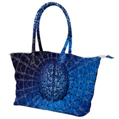 Brain Web Network Spiral Think Canvas Shoulder Bag by Vaneshart