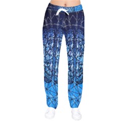 Brain Web Network Spiral Think Women Velvet Drawstring Pants by Vaneshart