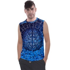 Brain Web Network Spiral Think Men s Regular Tank Top