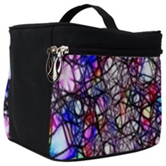 Web Network Abstract Connection Make Up Travel Bag (big) by Vaneshart