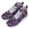 Web Network Abstract Connection Women s Lightweight High Top Sneakers View2