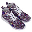 Web Network Abstract Connection Women s Lightweight High Top Sneakers View3