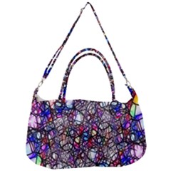 Web Network Abstract Connection Removal Strap Handbag by Vaneshart