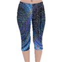 Matrix Technology Data Digital Velvet Capri Leggings  View1