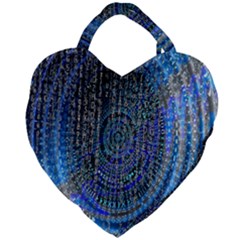 Matrix Technology Data Digital Giant Heart Shaped Tote