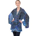 Matrix Technology Data Digital Long Sleeve Velvet Kimono  View1