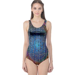 Matrix Technology Data Digital One Piece Swimsuit by Vaneshart