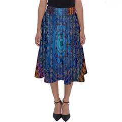 Matrix Technology Data Digital Perfect Length Midi Skirt by Vaneshart