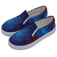 Matrix Technology Data Digital Kids  Canvas Slip Ons by Vaneshart