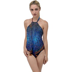 Matrix Technology Data Digital Go With The Flow One Piece Swimsuit by Vaneshart