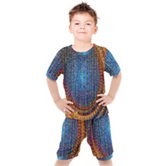 Matrix Technology Data Digital Kids  Tee And Shorts Set by Vaneshart