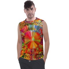 Kaleidoscope Mandala Color Men s Regular Tank Top