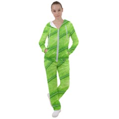 Green Bright Digital Manipulation Women s Tracksuit